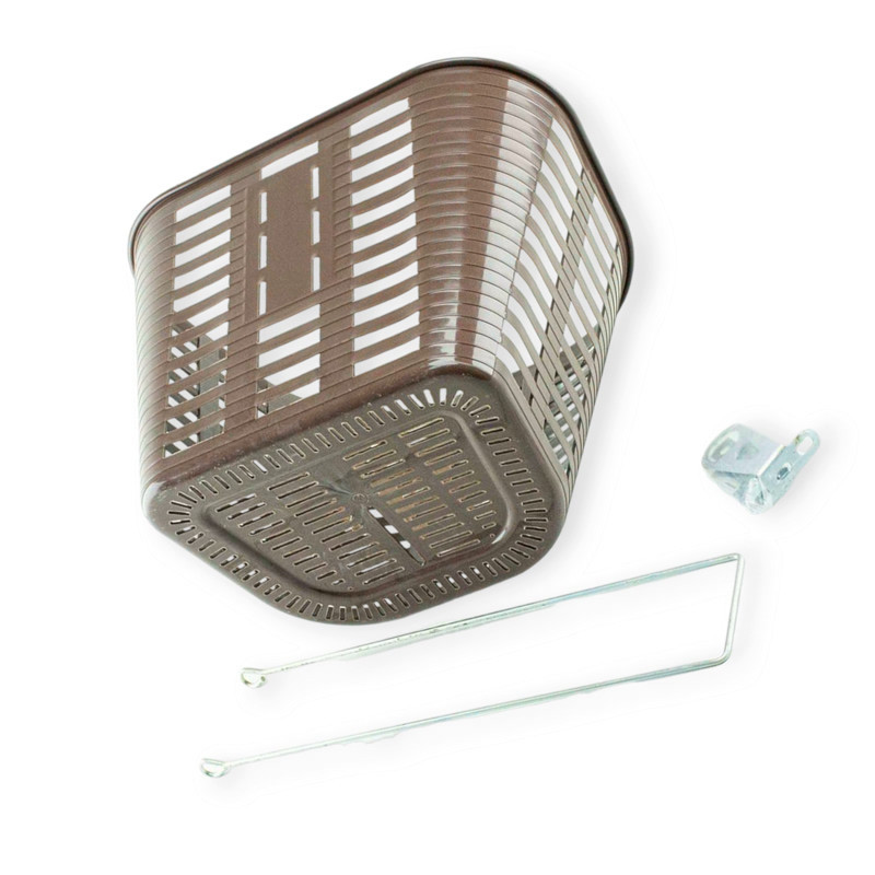 Велокорзина перед (пластик) литая коричневая 28 Мукачево - изображение 1