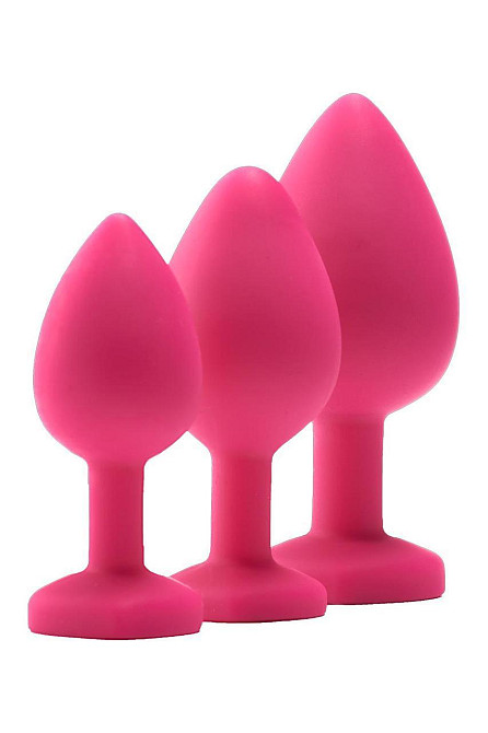 Набор анальных пробок Dream Toys FLIRTS PINK Sex Aura Киев - изображение 7