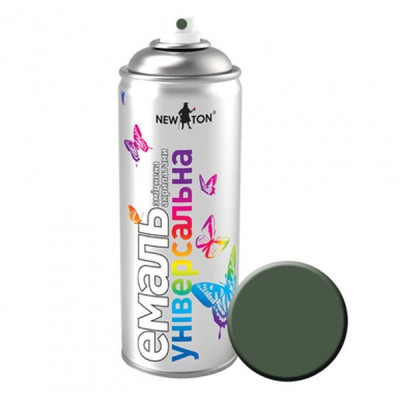 Аэрозольная краска для автомобиля New Ton універсальна 6031 бронз-зелен МАТ, в аер. 400мл (000023351) Винница - изображение 2