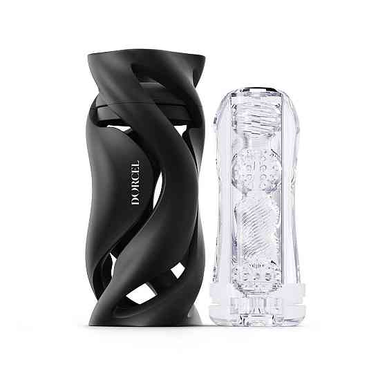 Мастурбатор Dorcel DEEP BLOW BLACK, двойное использование Sex Aura Киев