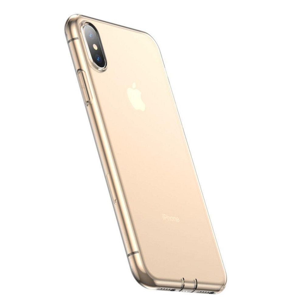 Чохол Baseus для iPhone Xs Max Simplicity Прозорий Золотий (ARAPIPH65-A0V) Київ - фото 5