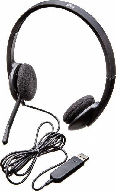 Гарнітура Logitech H340 USB (981-000475) Чорний Харків - фото 6