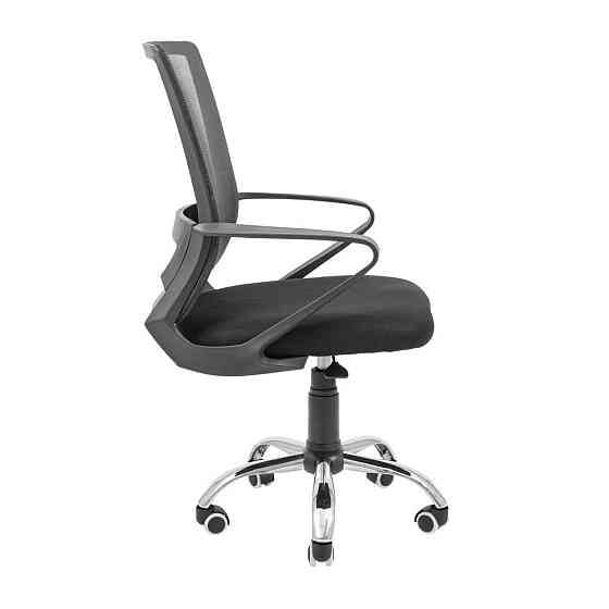 Офисное кресло руководителя Richman Robin Piastra Хром Черно-серый Днепр