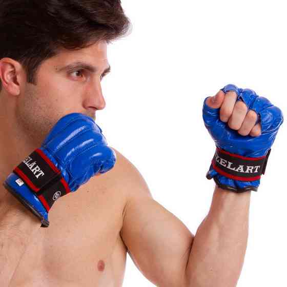 Снарядні рукавички шкіряні ZELART ZB-4225 розмір M-XL кольору в асортименті Рукавички для боксу та єдиноборств Київ