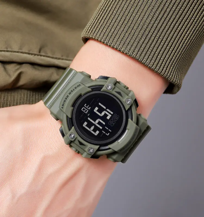 Часы мужские спортивные наручные Skmei 2195 (Зеленый) Киев