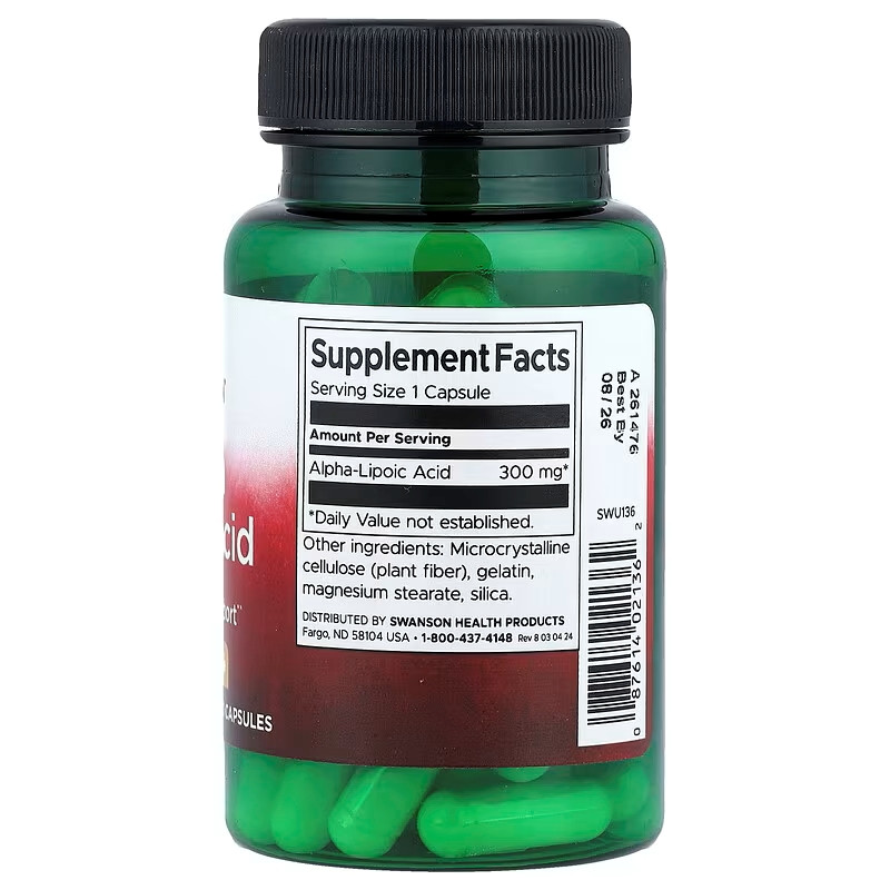 Alpha Lipoic Acid 300 mg 60Caps Луцьк - фото 2