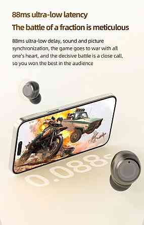 Навушники безпроводні TWS T62 (по типу Airdots) Bluetooth 5.3 + EDR Киев