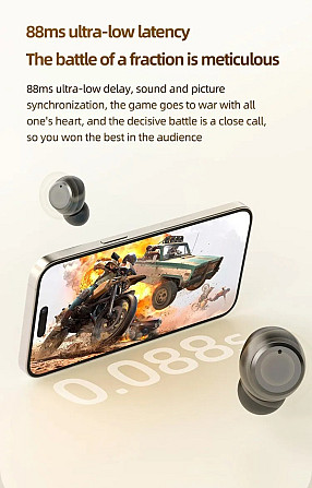 Навушники безпроводні TWS T62 (по типу Airdots) Bluetooth 5.3 + EDR Киев - изображение 4