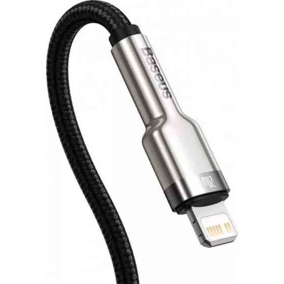 Кабель Baseus Cafule Series Metal Data Cable Type-C to iP PD 20W 0.25m Black Київ