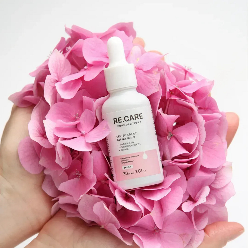 Сыворотка со спекулами, центелой и пребиотиками Centella Biome Spicule Serum RE.CARE 30 мл Киев - изображение 8