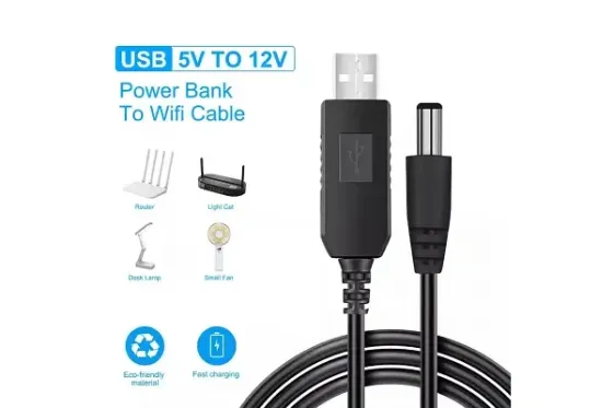 Кабель питания USB 5V - DC 12V (для роутеров) 1939 Киев