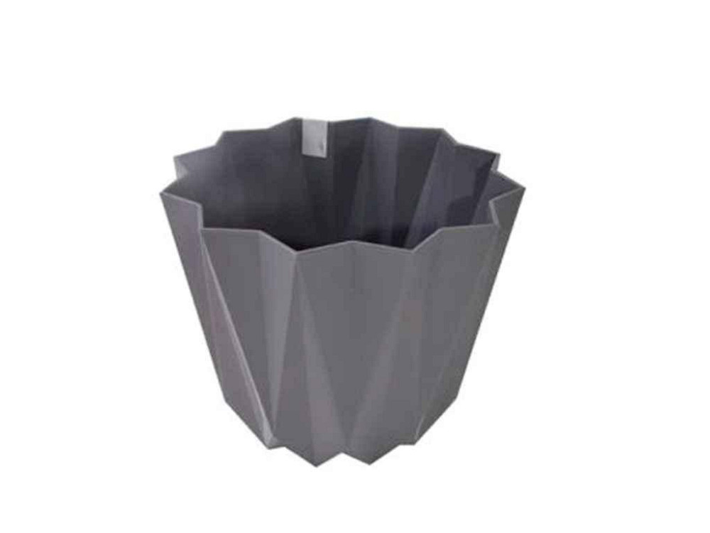 Горщик для квітів PRIZMA (15,5х13см) 2,25л (антрацит) ТМ ELIF PLASTIK Solmir Київ - фото 1