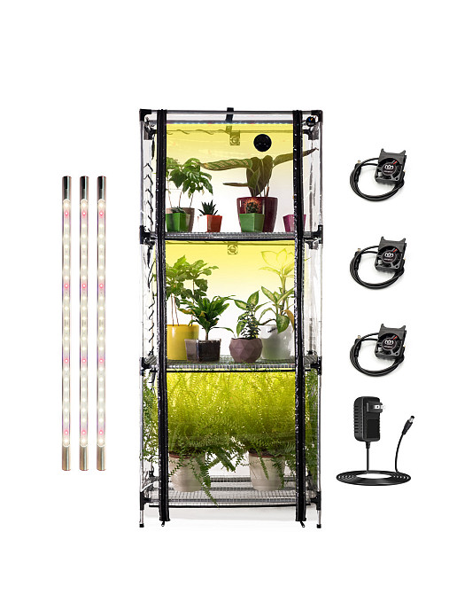 Міні-теплиця з фітосвітлом Sezam XL + 3 вентилятори Бориспіль - фото 1