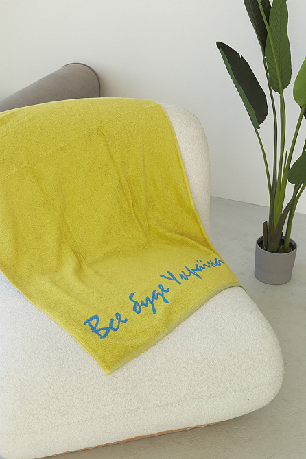 Рушник Ideal Textile з патріотичним дизайном 70х140 см (56860792) Чернівці - фото 3