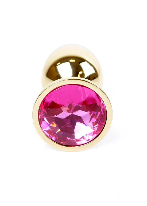 Анальна пробка - Jewellery Gold Plug Pink Sex Aura Київ - фото 2