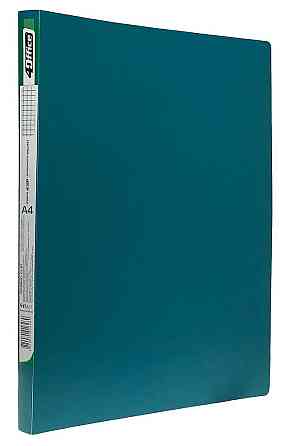 Швидкозшивач пластиковий A4 "4Office" 4-213-04 +кишеня 500мкн, зел.,PP, шт Київ