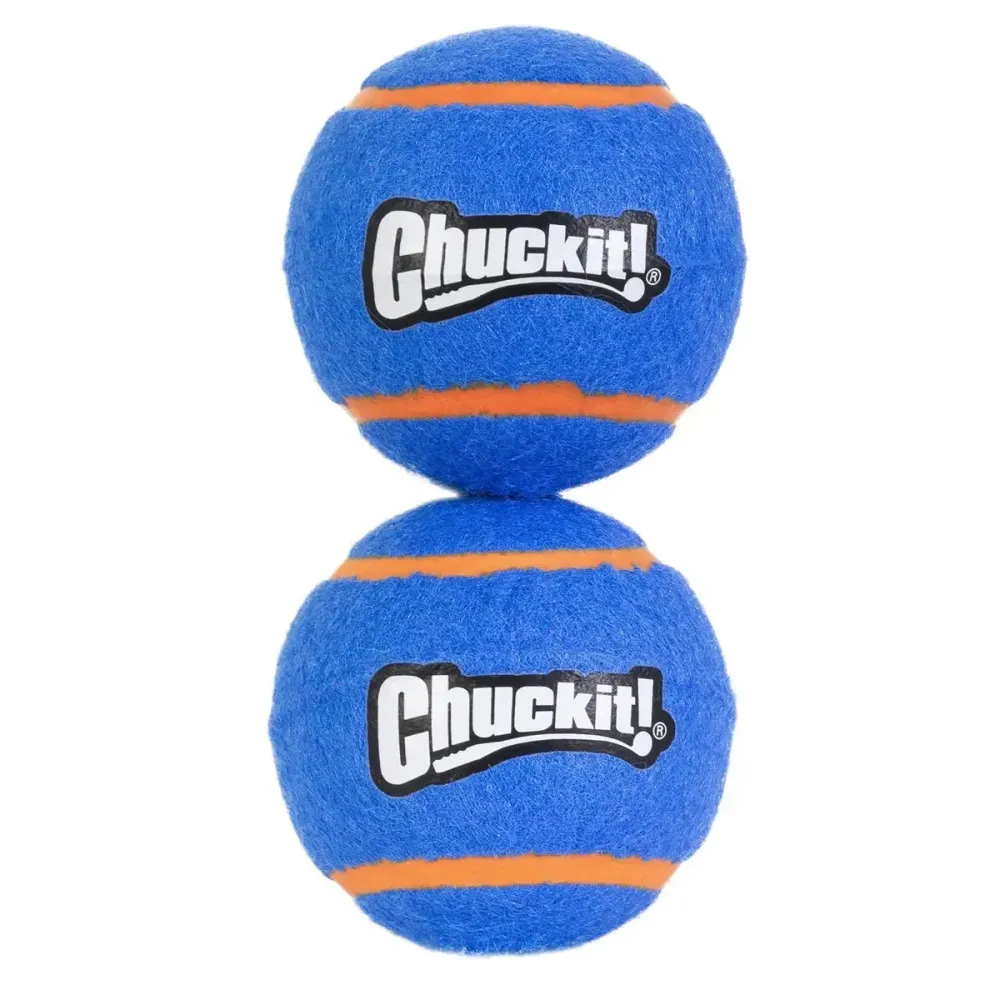 Теннисные мячики для собак Chuckit! Squeaker Tennis Ball игрушка с пискавкой размер М, набор 2 шт Винница - изображение 2