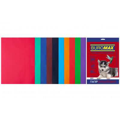 Папір Buromax А4, 80g, DARK+INTENSIVE, 10colors, 20sh (BM.2721920-99) Вінниця - фото 1