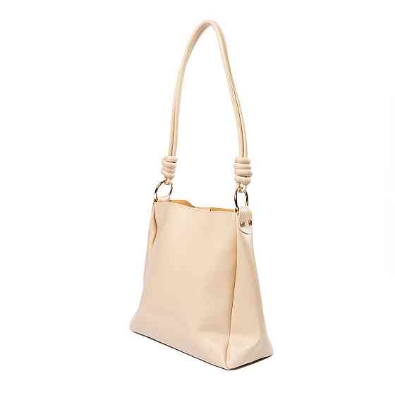 Сумка женская на плечо стильная, повседневная универсальная женская сумка-тоут, Бежевый Каменец-Подольский