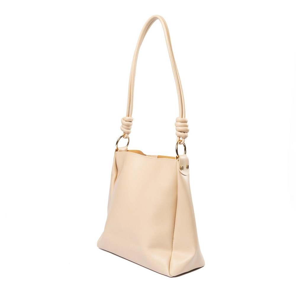 Сумка жіноча на плече стильна, повсякденна універсальна жіноча сумка-тоут, Бежевий Кам'янець-Подільський - фото 2