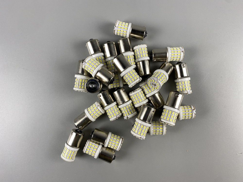 Лампа LED стоп-сигнал покажчик повороту 12V 57 led діодів цоколь 1156 BA15s Мукачево - фото 8