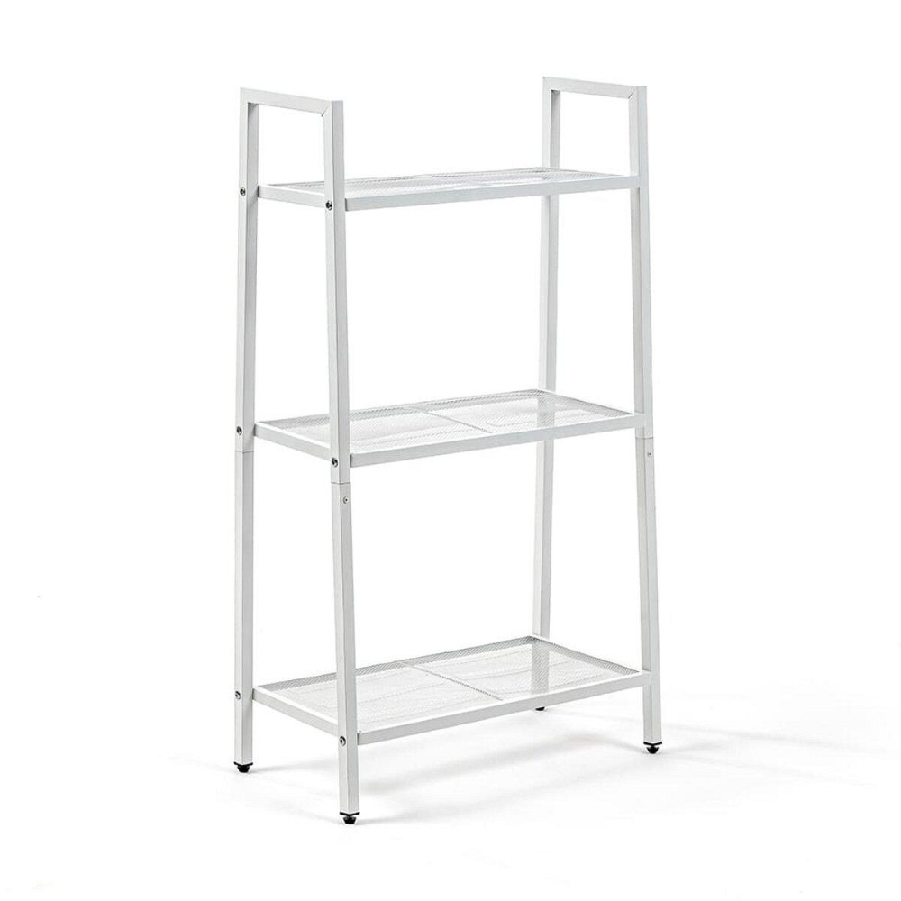 Стелаж-етажерка триярусний з металу 60х33х110см Білий SW-00002103 Київ - фото 1