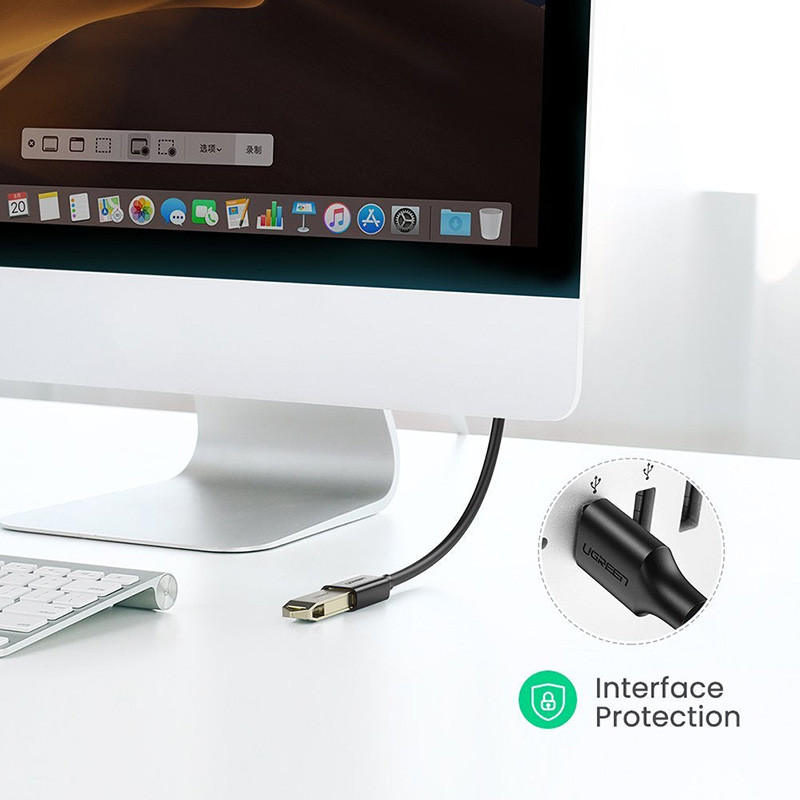 Кабель продовжувач USB 3.0 AM-AF, 3м, Connector gold-plated Чорний, US129 Ugreen Вінниця - фото 3