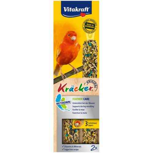 Лакомство Vitakraft Kracker Original Feather Care для канареек во время линьки 60 г / 2 шт Киев