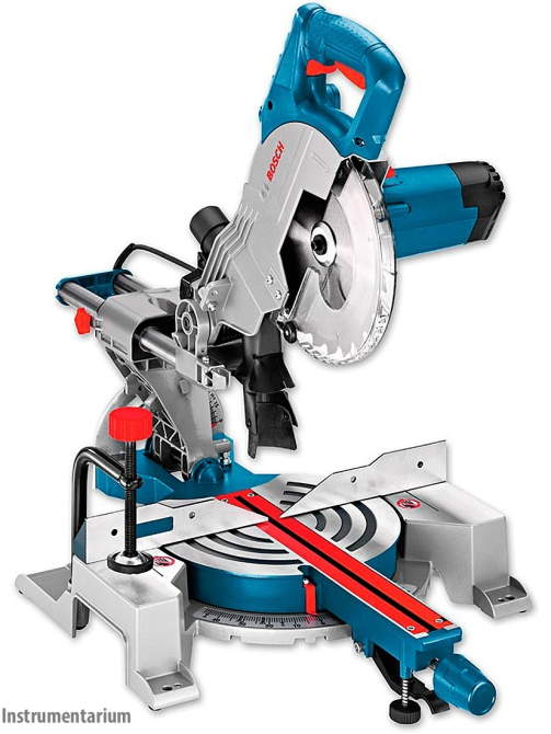Торцювальна пила Bosch Professional GCM 800 SJ : 1,4 кВт, 5500 об/хв. глибина/довжина різу 70/270 мм, диск 210-216 мм Київ - фото 1