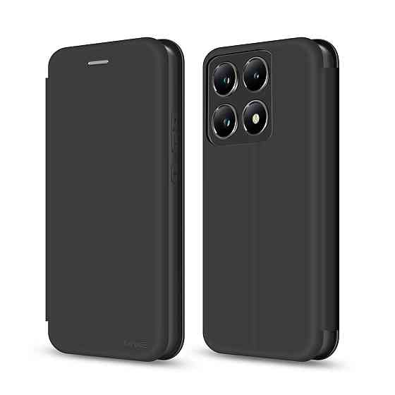 Чехол книжка Xiaomi Redmi 14T Pro Flip Case (черный) Одесса