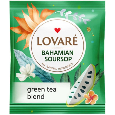 Чай Lovare Bahamian soursop 50х1.5 г (lv.16263) Винница - изображение 3