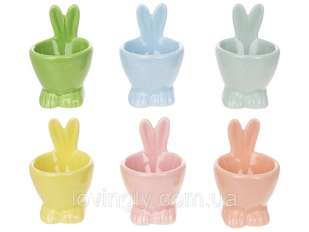 Підставка для яйця керамічна «Милий Кролик» - великодній декор Ірпінь - фото 8