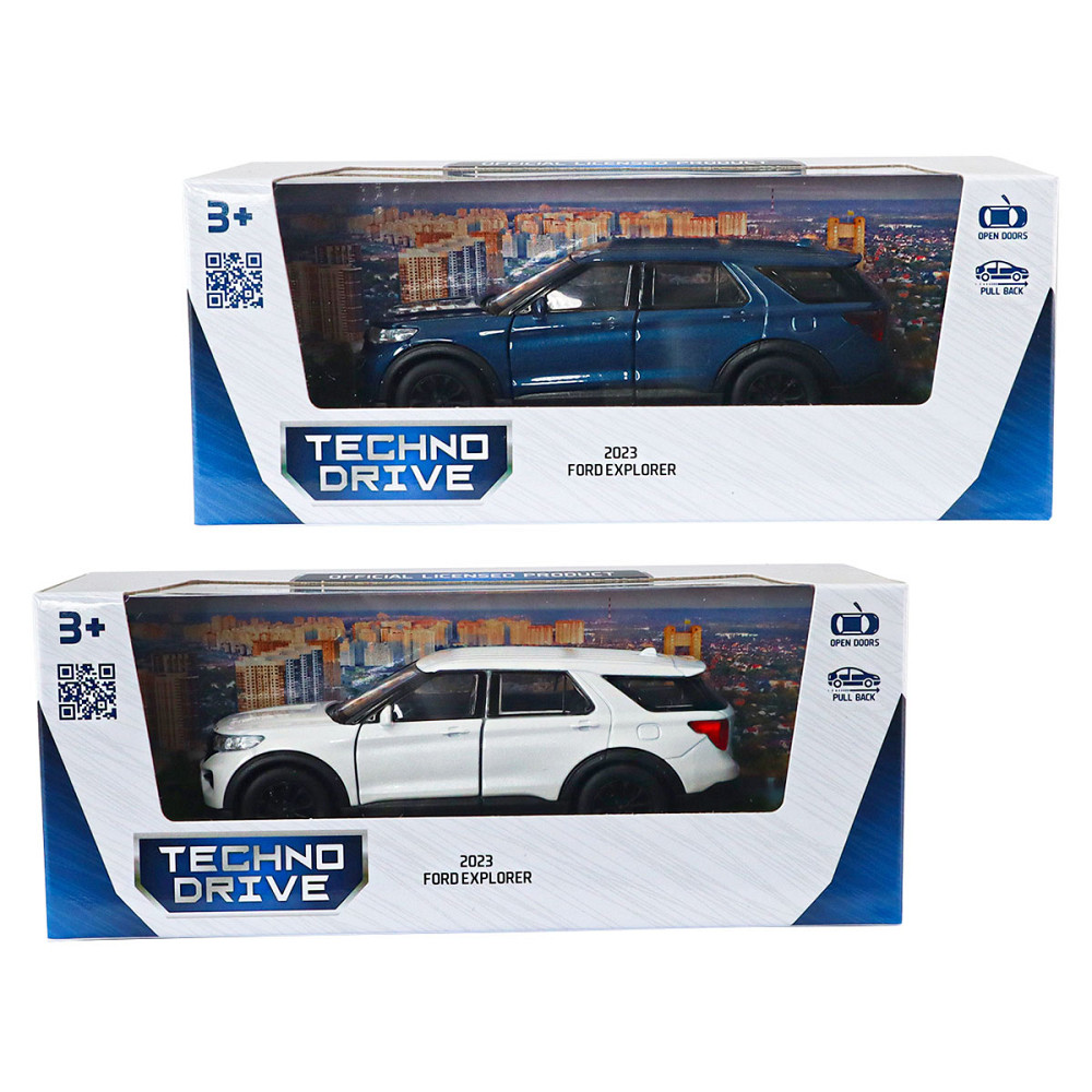Автомодель - Ford Explorer 2023 (перламутрово-білий, блакитний металік) Днепр - изображение 5