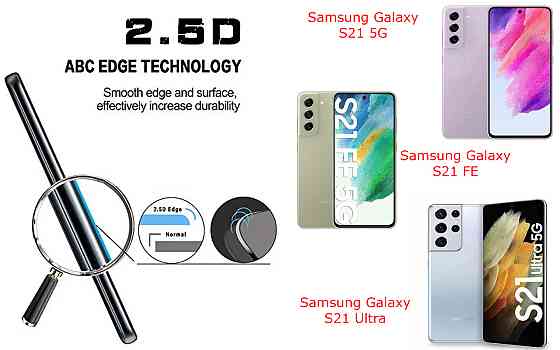 Защитное стекло ArmorGlass для Samsung Galaxy S21 5G, S21 FE, S21 Ultra – устойчивое к царапинам и ударам Киев