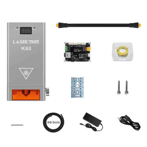 Мощный лазер с подачей воздуха для резки гравировки 60Вт 450нм Laser Tree K60 Винница