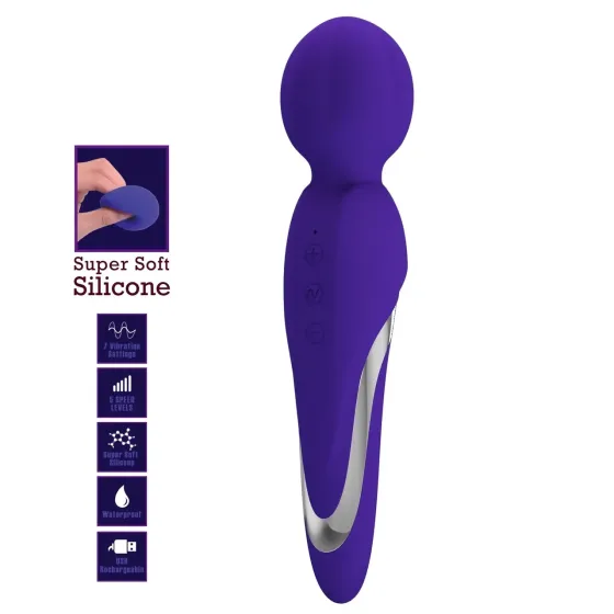 Вибромассажер Pretty Love - Fitzgerald USB Violet, BI-014622-3 Sex Aura Киев