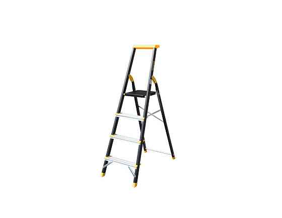 MASTERTOOL Драбина алюміній/сталь MASTERTOOL 4 ступені h=846 мм max 150 кг 79-1204 Коломия