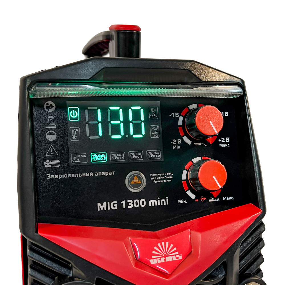 Сварочный аппарат Vitals MIG 1300 mini Харьков - изображение 4