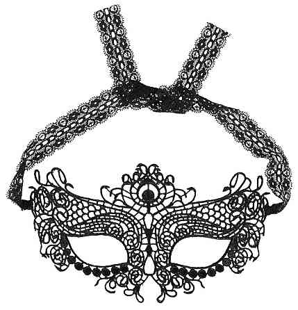 Маска на глаза - 2480298 Cottelli Collection Mask Black Sex Aura Киев