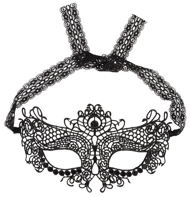 Маска на глаза - 2480298 Cottelli Collection Mask Black Sex Aura Киев - изображение 3