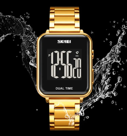 Чоловічий наручний класичний годинник Skmei 1852 (Золотистий) Вінниця