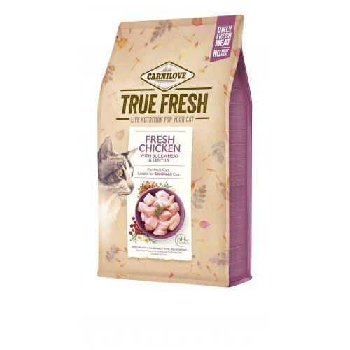 Сухий корм Carnilove True Fresh Cat для для дорослих котів, з куркою, 4,8 кг Київ - фото 1