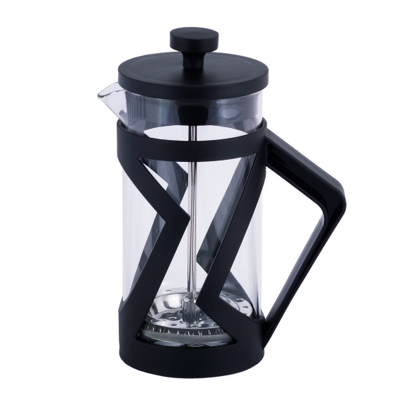 Френч-прес 350 мл неірж.сталь/скло/пластик 0775S KAMILLE Житомир - фото 1