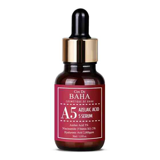 Сыворотка с азелаиновой кислотой для борьбы с акне и куперозом Azelaic Acid 5% Serum A5 Cos De BAHA 30 мл Киев