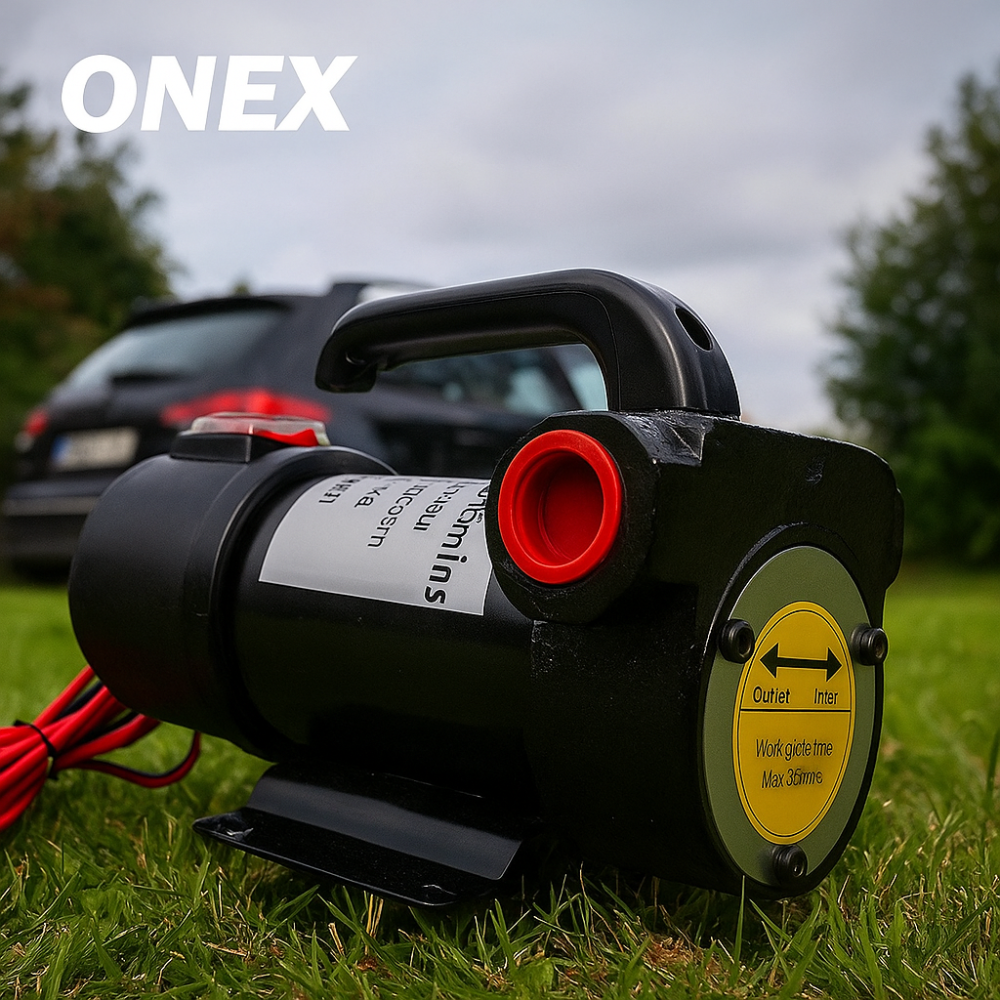 Електрична паливна помпа 24V ONEX OX‑5064 високопродуктивний насос для дизельної техніки паливний насос із захистом Львів - фото 1
