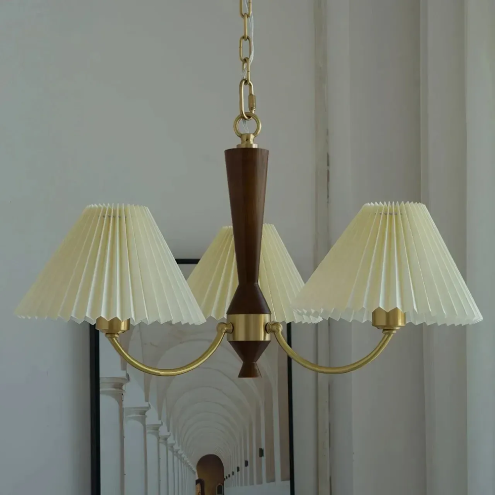 Люстра светодиодная потолочная 6912 Патриция (Золотистый) 3 плафона Винница - изображение 7