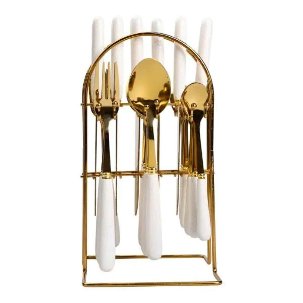 Столовый набор на 6 персон в подставке, 24 предмета Киев - изображение 8