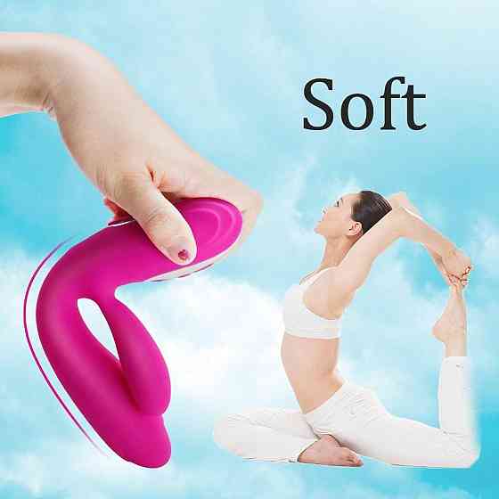 Вібратор - Joker Heating Double Vibrating Massage Stick Pink Sex Aura Київ
