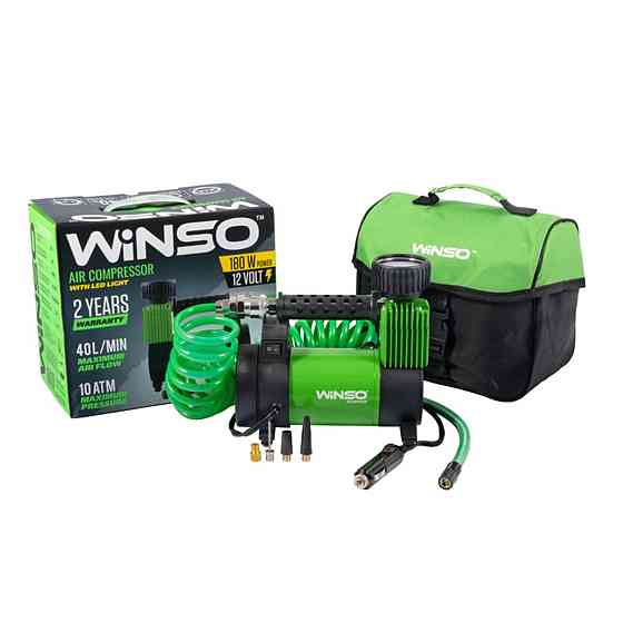 Компрессор автомобильный Winso, LED-фонарь Дніпро