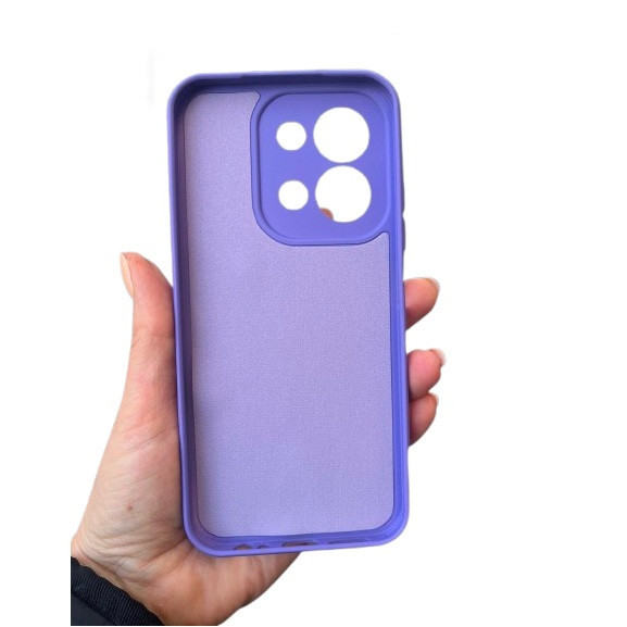 Xiaomi Poco C85 Чехол силиконовый Защита камеры (лиловый) Одесса - изображение 2